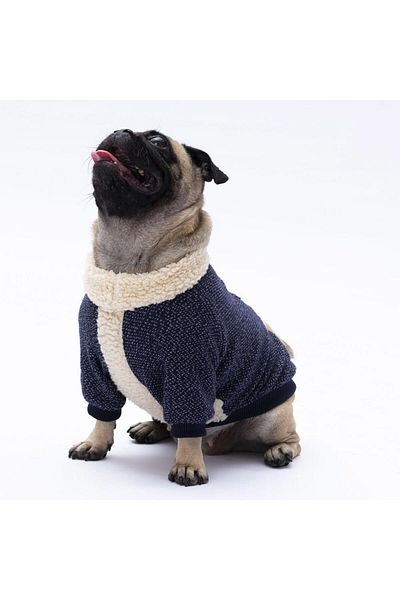 Pawstar Navy Blue Alaska Cat Dog Sweat - Cat Dog Outfit