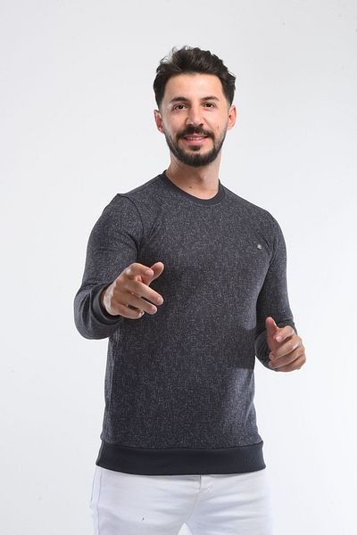 HEDEFNUR TEKSTİL Super Quality Thessaloniki Knit - Printed Pattern, Zero Collar