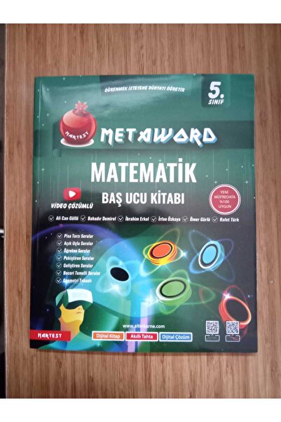 Nartest Yayınları 5. Sınıf MetaWord Matematik Başucu Kitabı