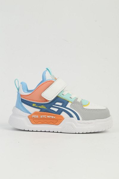 Benetton ®   Pantofi sport pentru copii alb bleumarin - IMPORTAT BNI-11092