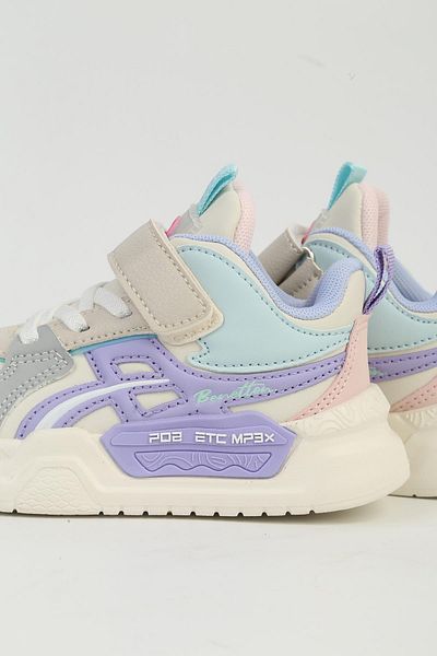 Benetton Pantofi sport pentru copii liliac alb - Import BNI-11092