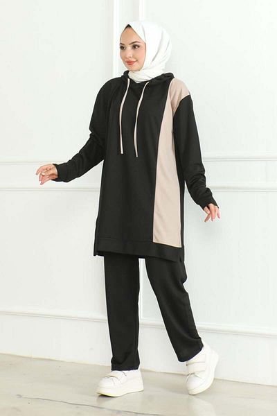 MG Black Oversize Sports Set