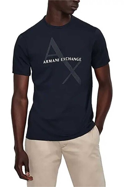 Armani Exchange Erkek Tişört Lacivert