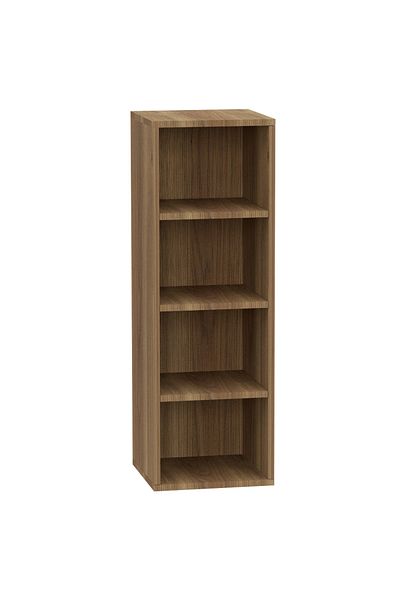 Mahmayi Wooden Storage Display Shelves 4-Tier Freestanding, Box Shelves, Zabrano