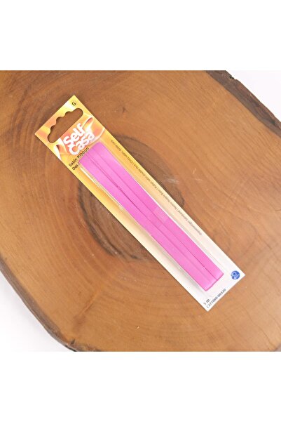 Self Casa Saten Fuşya Pembe Kurdele 6 mm Çift Taraflı