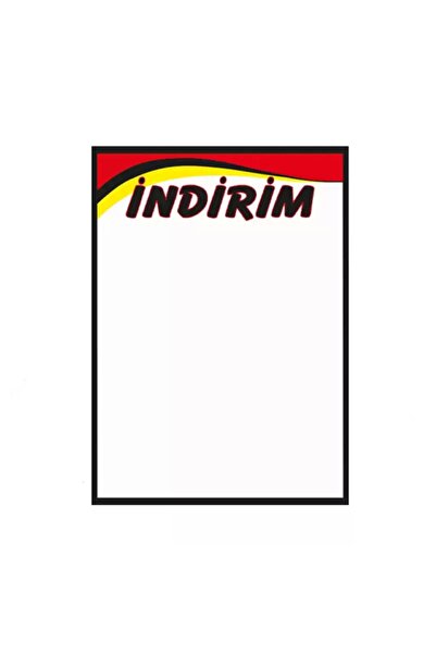 MT Market İndirim Afişi Kuşe Kağıt 32x45 cm 100 lü Pk.
