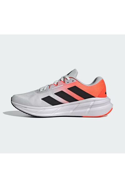 adidas Questar3 Dash Gray Core Black Sun Red Sports Shoes Id6315