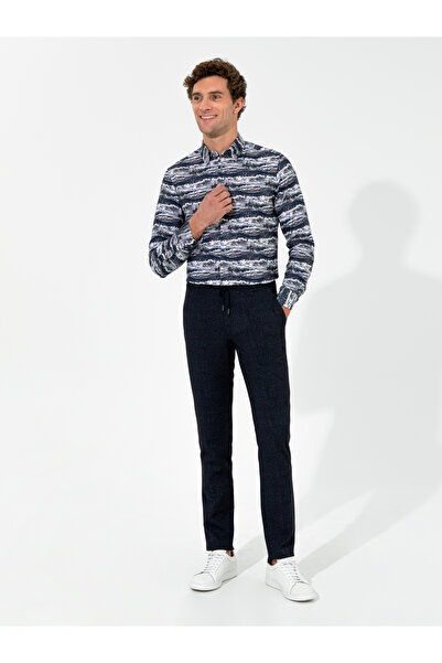 Cacharel Gri Slim Fit Uzun Kollu Gömlek 50255330-VR024