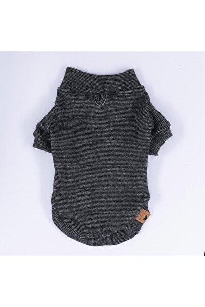 Pawstar Siyah Merino Kedi Köpek Sweat- Kedi Köpek Kıyafeti