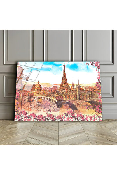 Harikabirev HARİKABİREV | STICLA INRUPATĂ (TEMPERATĂ) TOWER EIFFEL TABLE 04 |...