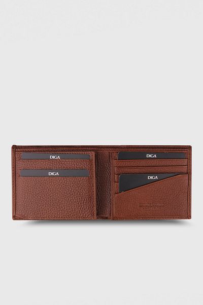 DİGA 794 Model Real Leather Elastic Tan Wallet