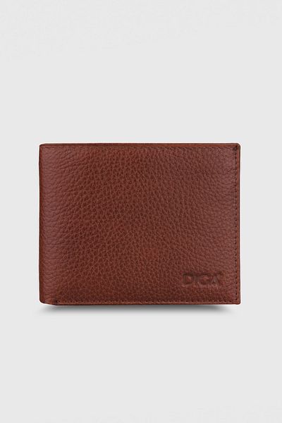 DİGA 777 Model Real Leather Tan Wallet