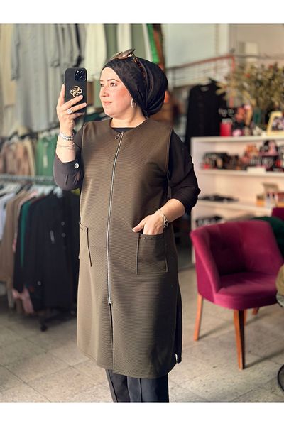 TDYtrendy Giyim Μητέρα Οθωμανική Λικρα Μειωμένης Μαζικής Γιλέκο