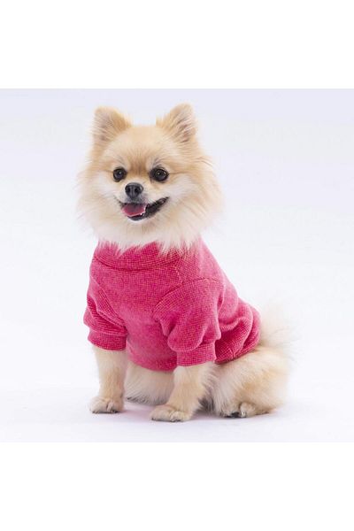 Pawstar Pink Merino Cat Dog Sweat - Cat Dog Outfit