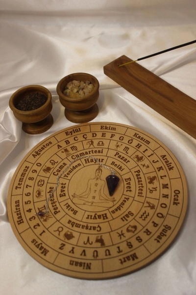 RaHan Pandula Pendulum Board خشب تركي باندول من الحجر الطبيعي