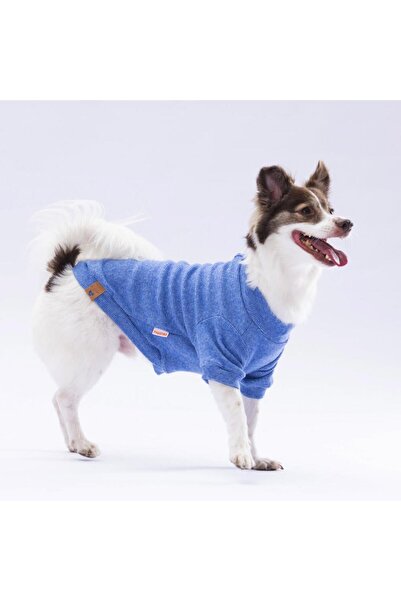 Pawstar Mavi Merino Kedi Köpek Sweat- Kedi Köpek Kıyafeti