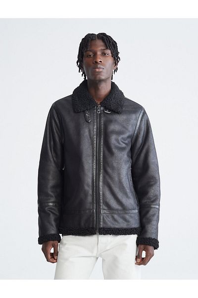 Calvin Klein Men's Coat Cm092447-blk