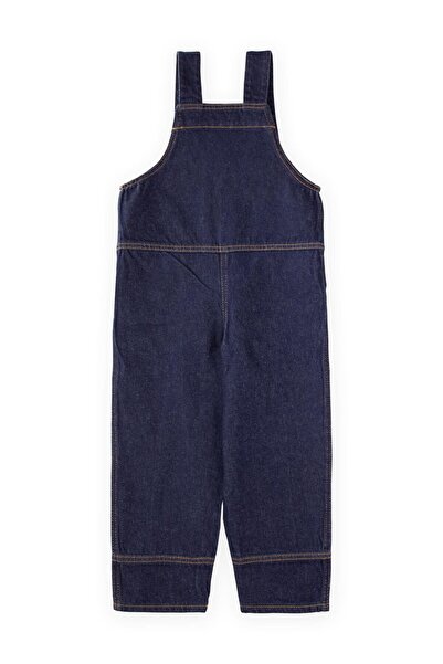 Cigit Μπλε Τζιν Salopet 2-7 ετών - Πλαϊνή τσέπη