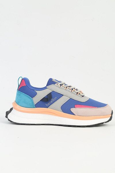 Benetton Saks Blue Imported Women's Sneakers - Bni-11132