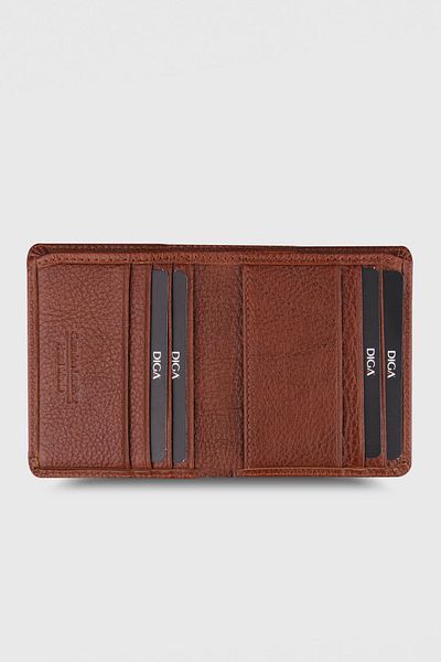 DİGA 705 Model Real Leather Tan Wallet