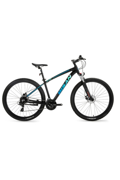 Bisan MTX 7200 Mat Siyah/Mavi 43cm kadro 26" jant 24 Vites Dağ Bisikleti