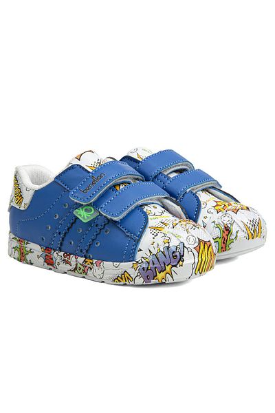 Benetton Saks kék gyerek sportcipő - BN-30965-3039