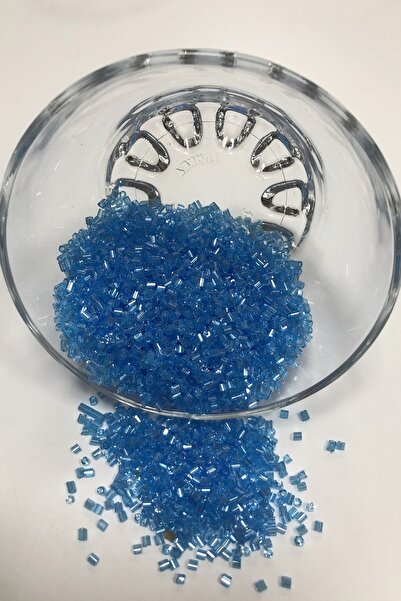 Limelia Μπλε χρώματος κομμένες χάντρες (2-2,5 χιλιοστά)