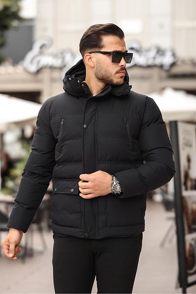 OFF ON ORIGINAL New Season Hooded Inner Fleece Men's Puffer Jacket Water&Windproof
