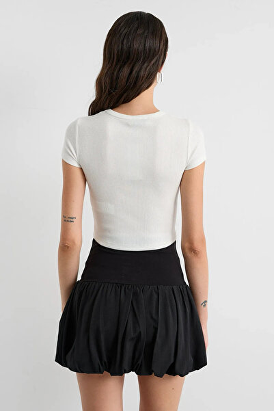 Hiccup Вишивка Деталізована Футболка з короткими рукавами