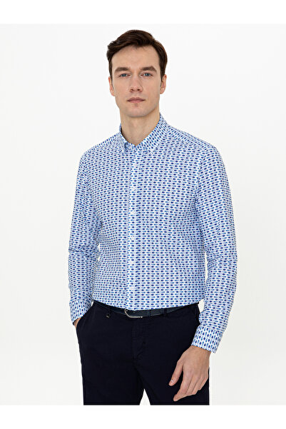 Cacharel Saks Slim Fit Uzun Kollu Gömlek 50247985-VR045