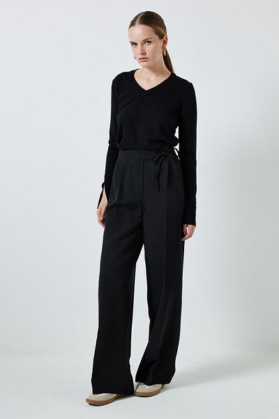 Touché Privé Waist Tie Detailed Ball Bean Pant