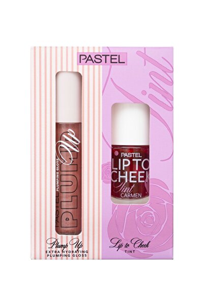 Pastel Plump Up Dolgunlaştıran Dudak Parlatıcısı 202 Loverdose & Lip To Cheek Tint Carmen