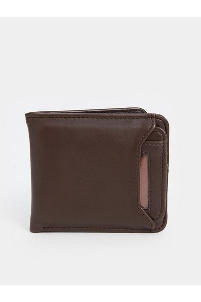 LC Waikiki Men's Leather Fabric Wallet with Card Holder and Compartments