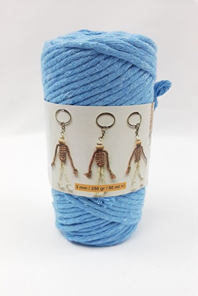 Limelia Macrame subțire albastru deschis