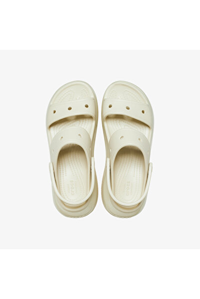Crocs Classic Mega Crush Women's Cream Sandals
