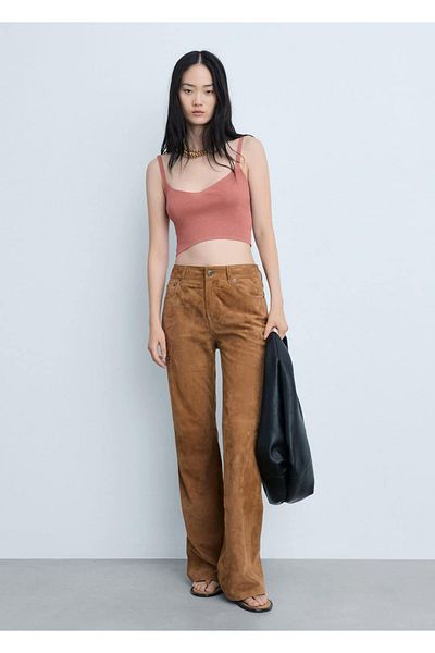 MANGO Woman Knitwear cropped blouse