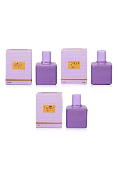 Secret Milano Pure 100 ml Kadın Parfümü 3 Adet