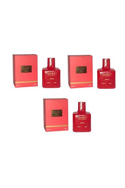 Secret Milano Scandal 100 ml Kadın Parfümü 3 Adet