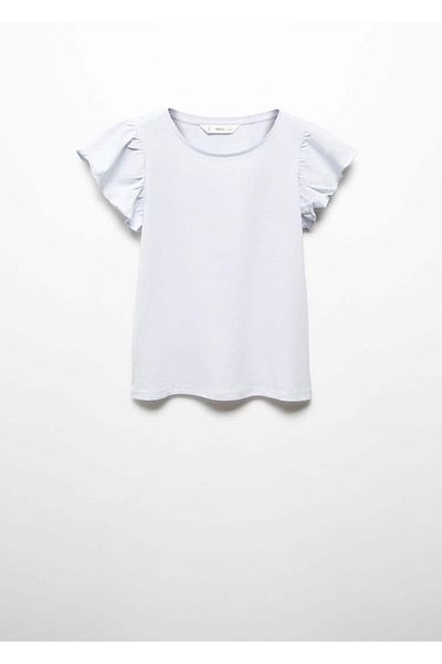 MANGO Kids Tricou Albastru Pentru Copii