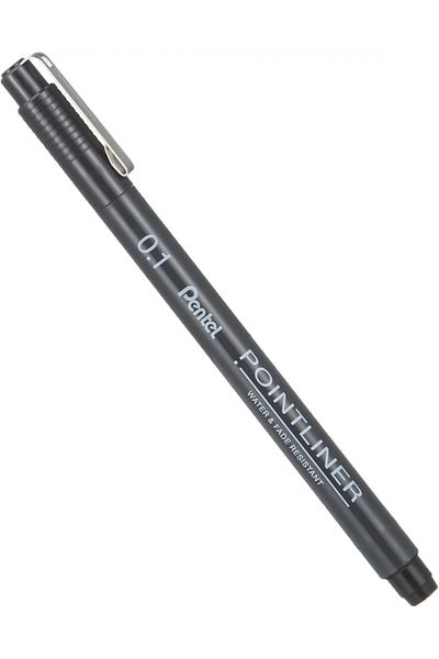 Pentel Pointliner Fiber Uçlu Teknik Çizim Kalemi 0.1mm