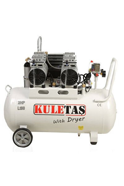 Kuletaş 80 Litre Kurutuculu Sessiz Yağsız Kompresör