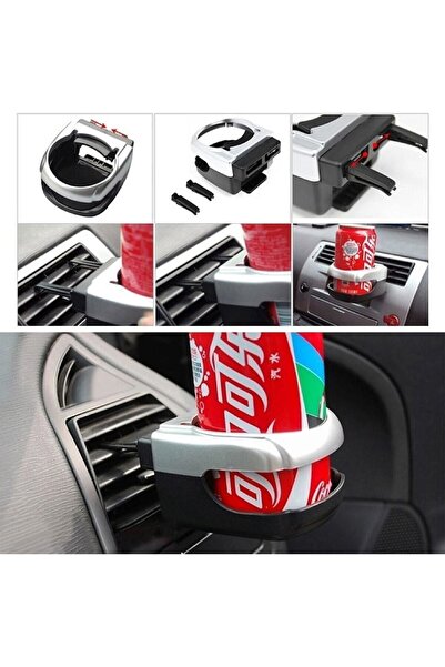 Halidi Autokit Oto Bardak ve İçecek Tutucu Izgara Aparatlı Bardaklık