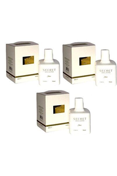 Secret Milano Blanc Edc 100 ml Kadın Parfümü 3 Adet