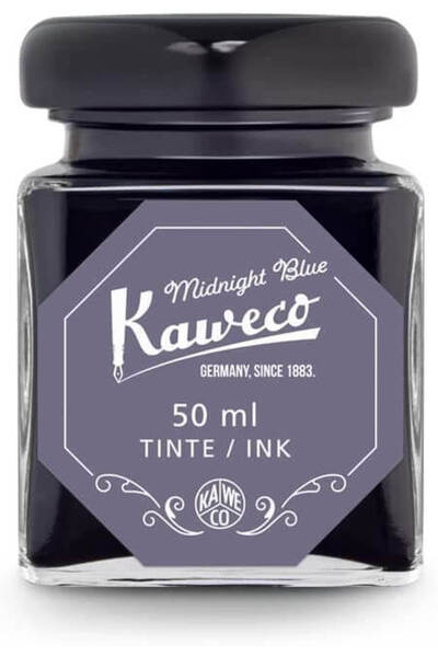 Kaweco Dolmakalem Mürekkep 50ml Cam Şişe Gece Mavi / 10002192
