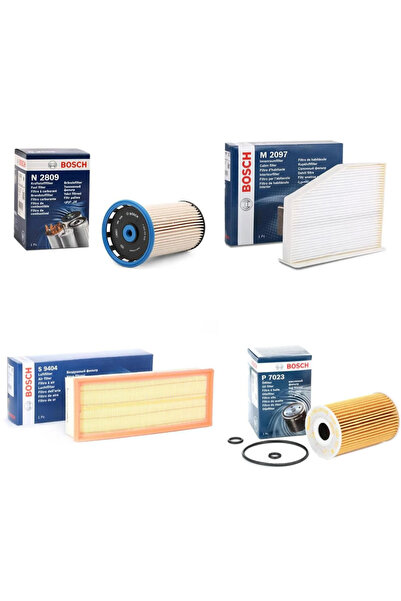 oto365 Bosch Vw Passat B8 Filtre Bakım Seti Dizel 1.6 2.0 Tdi 2015 2020 Arası...