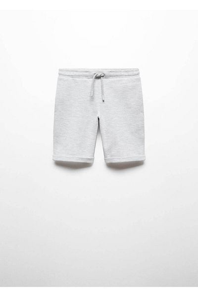 MANGO Kids Shorts aus Baumwolle mit elastischem Bund