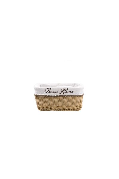 Sever Synthetic Wicker Rectangular Basket 25X18X13,5Cm