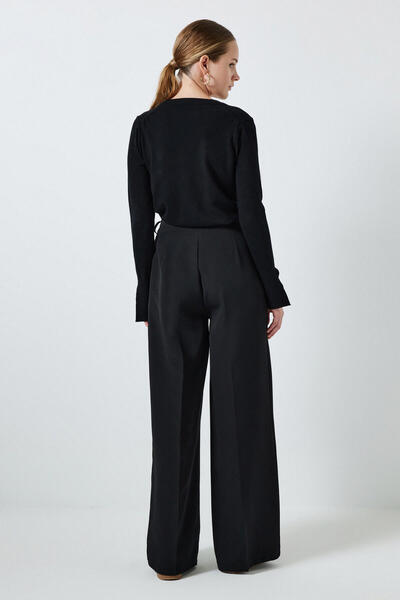 Touché Privé Waist Tie Detailed Ball Bean Pant