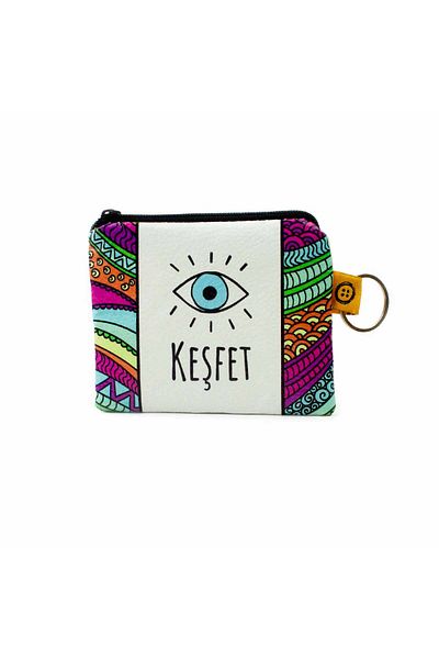 PALTO TASARIM Explore Printed Coin Purse