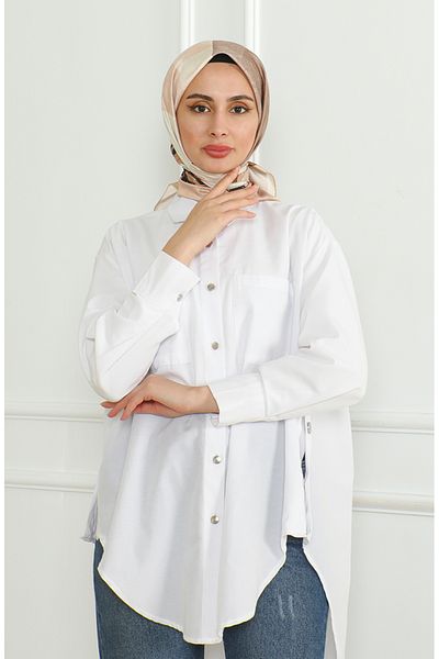 sefamerve Μπεζ μαντήλι Karaca Rayon - 81054-07